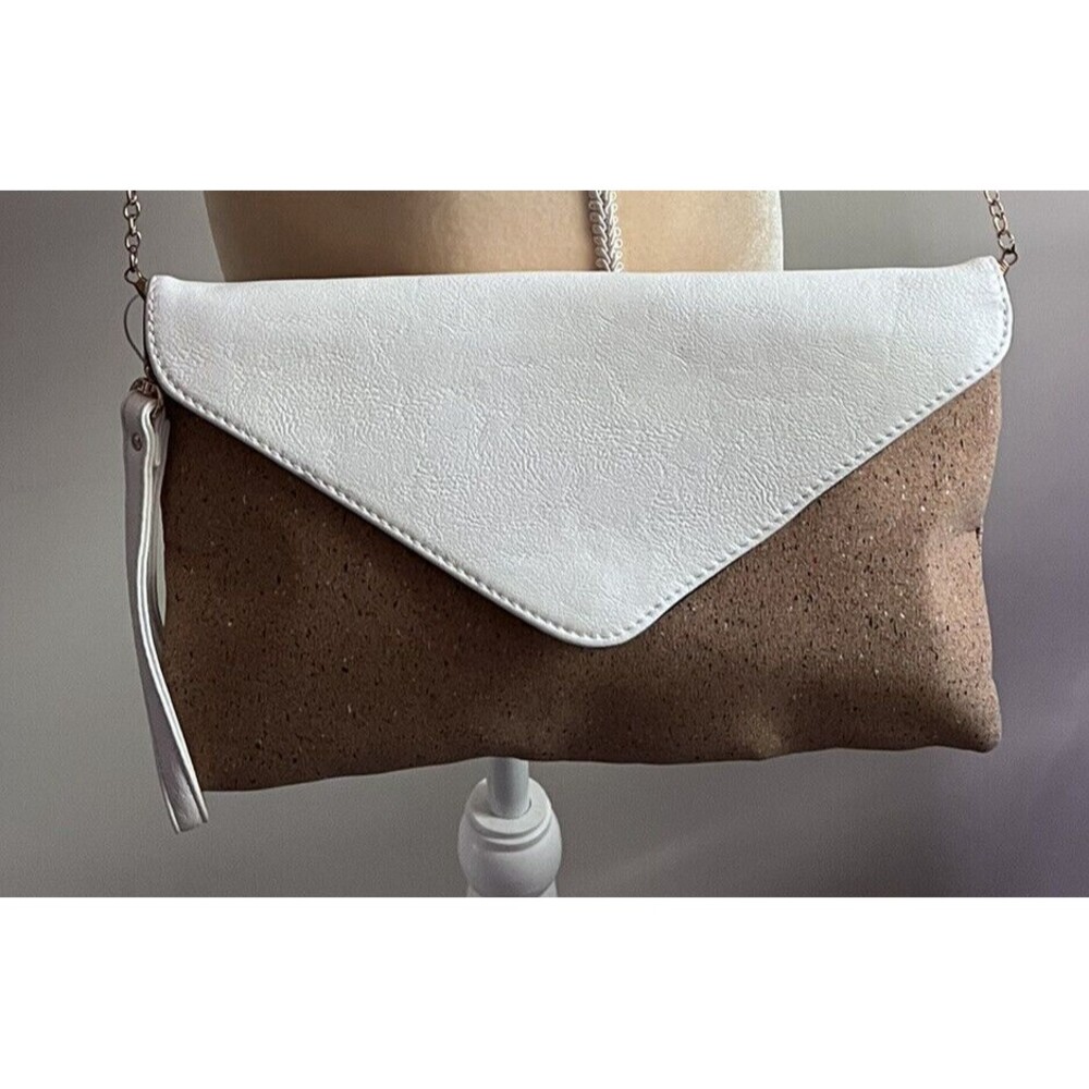 Pixie Mood Cork Crossbody Gold Chain Vegan Leather